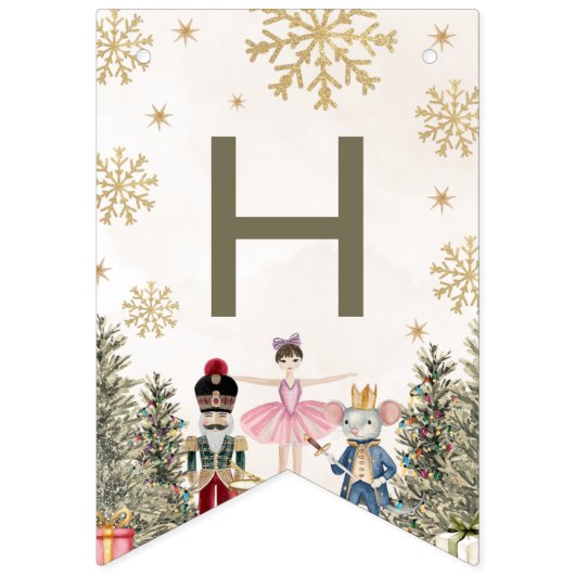 Sugar Plum Nutcracker Birthday Banner (Zweite Fahne)