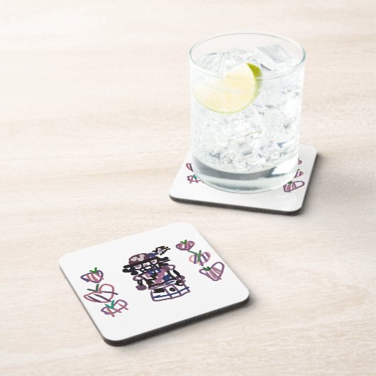 Sugar plum nutcracker getränkeuntersetzer (Rechte Seite)