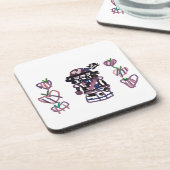 Sugar plum nutcracker getränkeuntersetzer (Linke Seite)