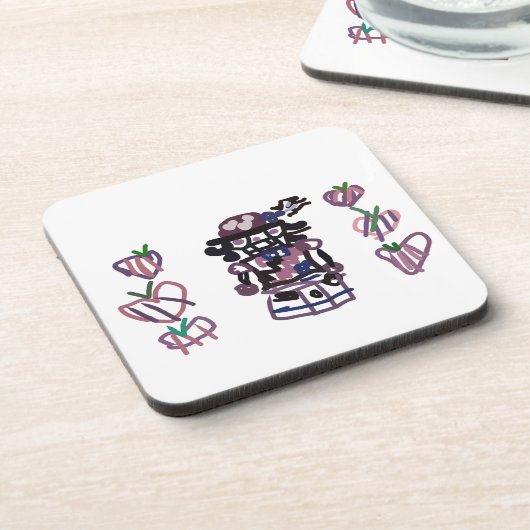 Sugar plum nutcracker getränkeuntersetzer (Linke Seite)