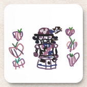 Sugar plum nutcracker getränkeuntersetzer (Vorderseite)