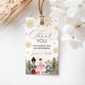 Sugar Plum Nutcracker Gift Tag Geschenkanhänger