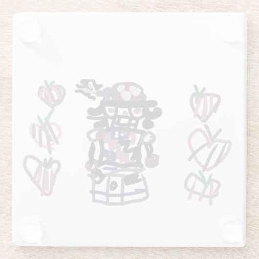 Sugar plum nutcracker glasuntersetzer (Rückseite)