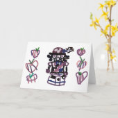 Sugar plum nutcracker karte (Gelbe Blume)