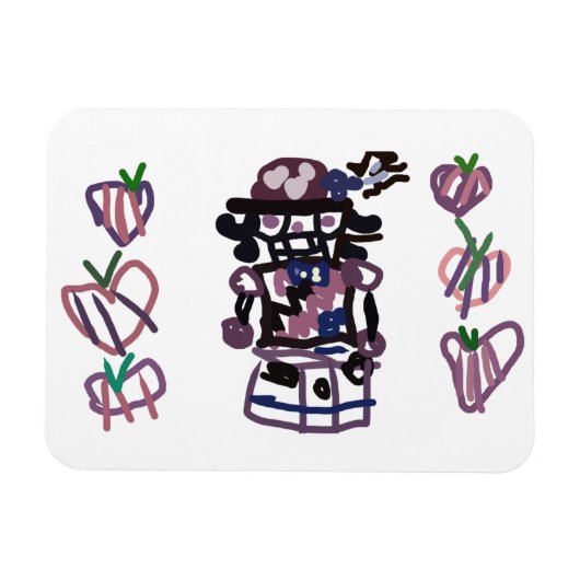 Sugar plum nutcracker magnet (Horizontal)