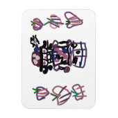 Sugar plum nutcracker magnet (Vertikal)