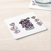 Sugar plum nutcracker rechteckiger pappuntersetzer (angewinkelt)