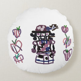 Sugar plum nutcracker rundes kissen