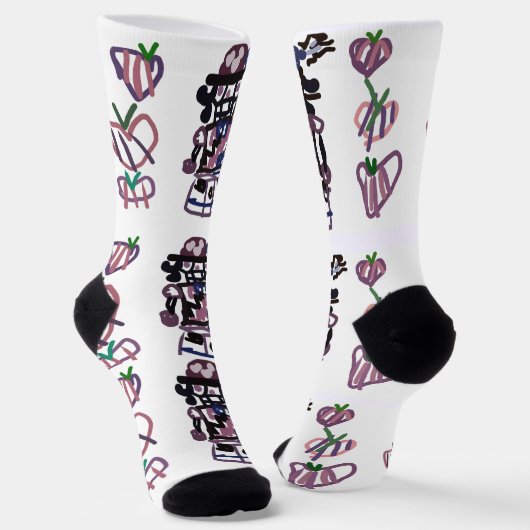 Sugar plum nutcracker socken (Gewinkelt)