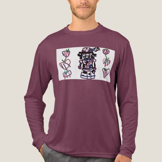 Sugar plum nutcracker Tri-Blend shirt (Vorderseite)