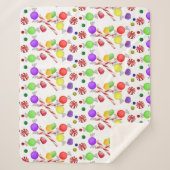Sugar Plums Christmas Sherpa Blanket Sherpadecke (Vorderseite)