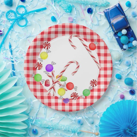 Sugar Plums Holiday Pappteller (Party)