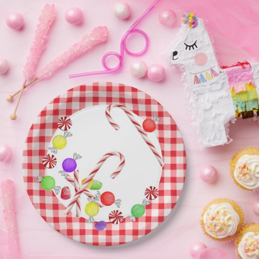Sugar Plums Holiday Pappteller (Party)