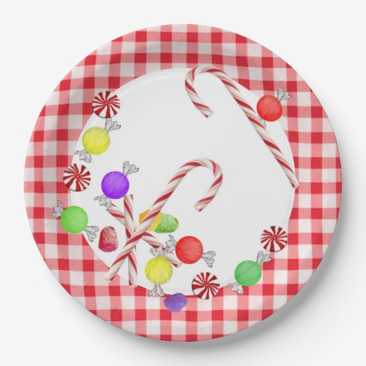 Sugar Plums Holiday Pappteller (Vorderseite)