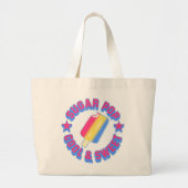 Sugar Pop Beach Bag Jumbo Stoffbeutel (Vorne)