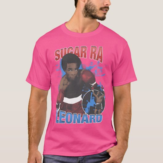 Sugar Ray Leonard Vintag T-Shirt (Vorderseite)