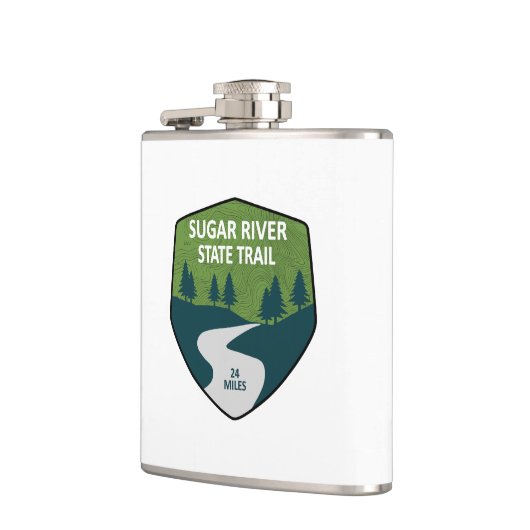 Sugar River Staat Trail Wisconsin Flachmann (Links)