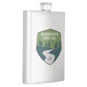 Sugar River Staat Trail Wisconsin Flachmann (Rechts)