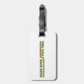 Sugar River Staat Trail Wisconsin Gepäckanhänger (Rückseite vertikal)