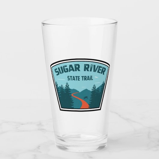Sugar River Staat Trail Wisconsin Glas (Vorderseite)