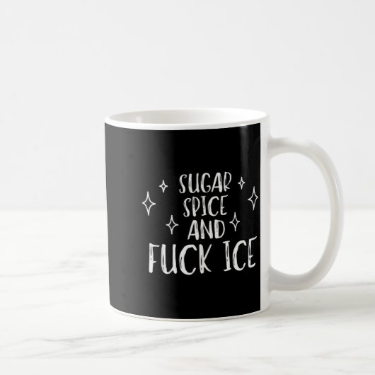 Sugar Sce And For Ice Dertation Protest Cute Funny Kaffeetasse (Rechts)