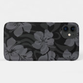 Sugar Shack Hawaiian Hibiskus Black Case-Mate iPhone Hülle (Rückseite (Horizontal))