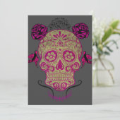 Sugar Skull 1.0 Einladung (Stehend Vorderseite)