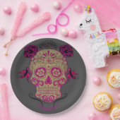 Sugar Skull 1.0 Pappteller (Party)