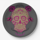 Sugar Skull 1.0 Pappteller (Vorderseite)