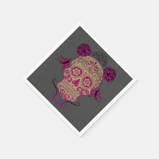 Sugar Skull 1.0 Serviette (Ecke)
