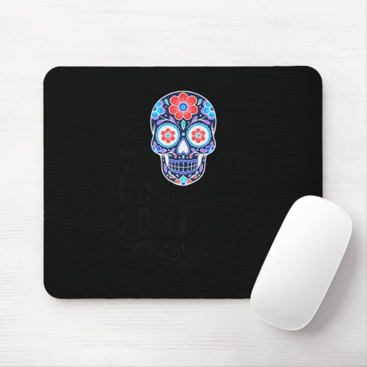 Sugar Skull And Bats Logo Black Text Premium  Mousepad (Mit Mouse)