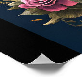 Sugar Skull Art - Celebrate Life Poster (Ecke)