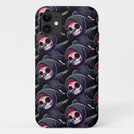 Sugar Skull Art - Chibi Sensenmann Dabbing Case-Mate iPhone Hülle (Rückseite)