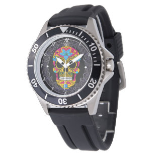 Sugar Skull Art - Der Geist Mexikos Armbanduhr