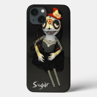 Sugar Skull Art Doll Sugar iPhone Case