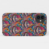 Sugar Skull Art - Eine Symphonie des Friedenszeich Case-Mate iPhone Hülle (Rückseite (Horizontal))