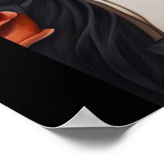 Sugar Skull Art - Embrace Dia de los Muertos Poster (Ecke)