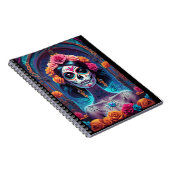 Sugar Skull Art - Embraise the Elegante Notizblock (Rechte Seite)