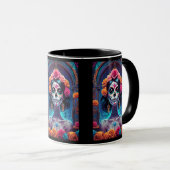 Sugar Skull Art - Embraise the Elegante Tasse (VorderseiteRechts)