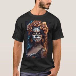 Sugar Skull Art - Farbenfrohe Äußerungen T-Shirt