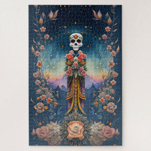 Sugar Skull Art - Feierlicher Tag der Toten Puzzle