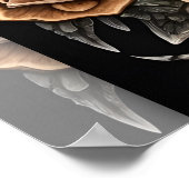 Sugar Skull Art - Feiern Sie mit lebhaften Farben Poster (Ecke)