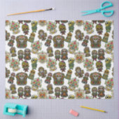 Sugar Skull Art - Festivals (weiß) Seidenpapier (Basteln)