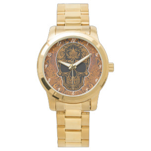 Sugar Skull Art - Fiesta of the Dead Armbanduhr