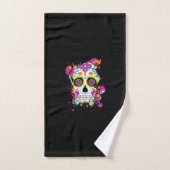 Sugar Skull Art Handtuch (Handtuch)