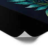 Sugar Skull Art - Inspiriert von mexikanischen Tra Poster (Ecke)