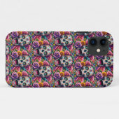 Sugar Skull Art - Knochen-Bouquet Case-Mate iPhone Hülle (Rückseite (Horizontal))