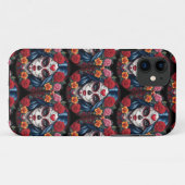Sugar Skull Art - Künstlerisches Nachleben Case-Mate iPhone Hülle (Rückseite (Horizontal))