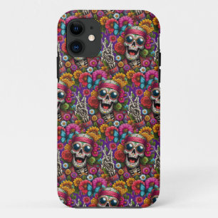 Sugar Skull Art - Künstliches Erinnerungszeichen f Case-Mate iPhone Hülle