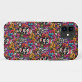 Sugar Skull Art - Künstliches Erinnerungszeichen f Case-Mate iPhone Hülle (Rückseite (Horizontal))